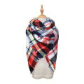 Plaid Blanket Scarf Women Oversized Tartan Scarves Long Shawl Wraps